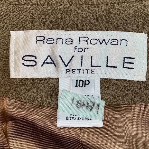 Rena Rowan for Saville EUC Vintage Wool Coat Equestrian Twee Academia Size 10P - Picture 4 of 9